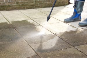 Pressure Washing Sidewalks & Façades